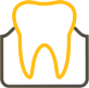 Icon of tooth in gums